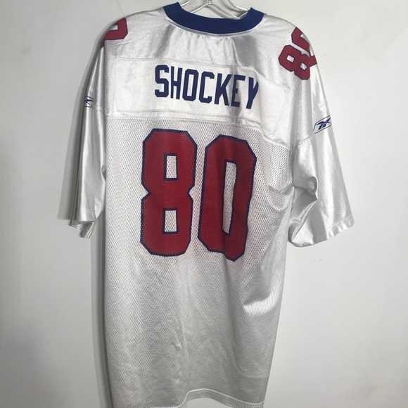 Reebok NFL Giants Shockey #80 replica sports jersey XL athletic gear - Picture 5 of 7